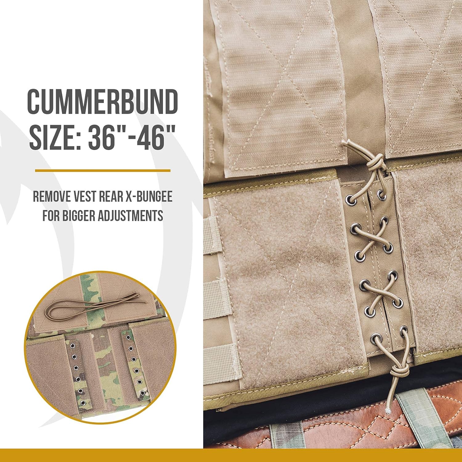 OneTigris Multicam Tactical Vest (Brown) : Sports & Outdoors