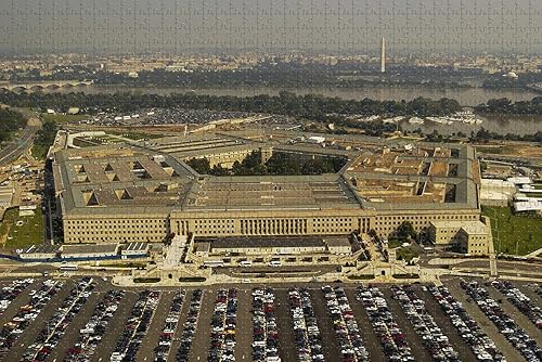 USA America Pentagon Washington Dc Rompecabezas para adultos 1000 piezas de madera regalo de viaje recuerdo