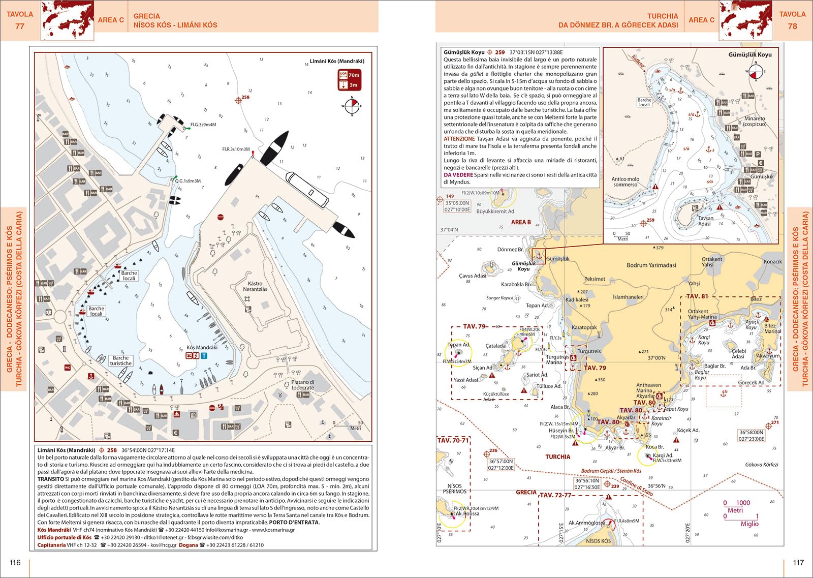 Turchia da Kuşadasi a Marmaris Grecia Samos, Ikaria, Fourni. Isole del Dodecaneso. Da Agathonisi a Symi. Portolano cartografico. Con espansione online (Vol. 18)