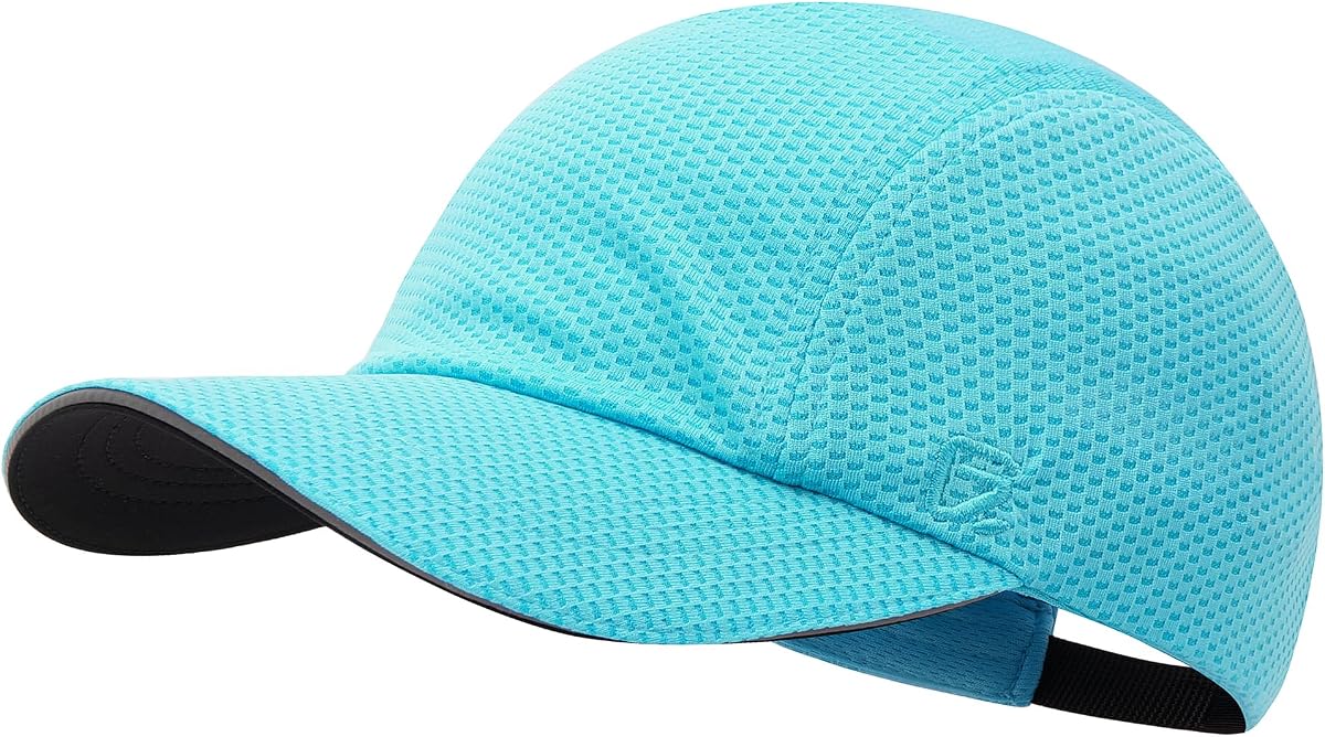 GADIEMKENSD Gorra para correr Race Day para mujer Gorro de malla de alto rendimiento: excelente ventilación, peso ligero y seguridad reflectante