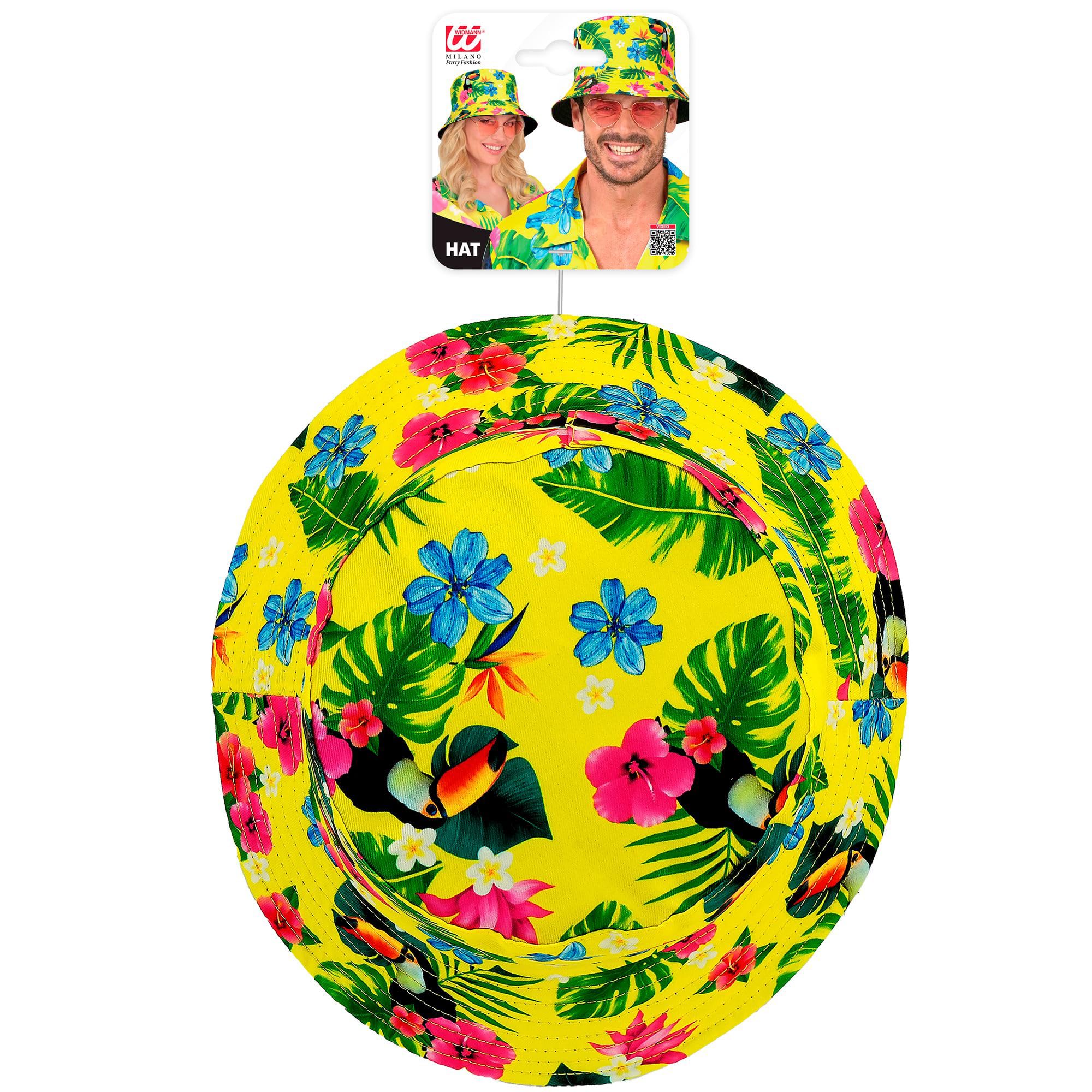 W WIDMANN Milano Party Fashion - Fishing Hat for Men and Women Fishing Hat, Accessory for Festivals Carnival, Theme Parties - Image 2