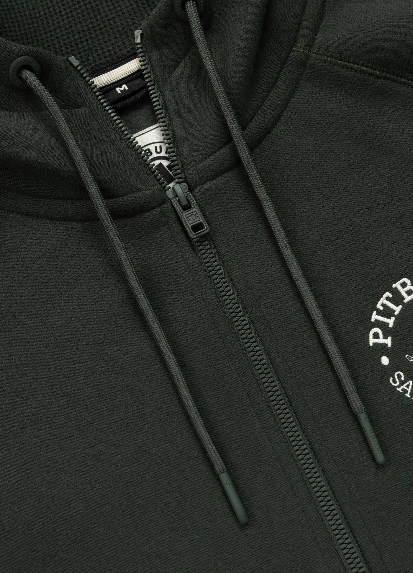 PITBULL Zip Hoodie SAN Diego CA Herren – Männer Kapuzenjacke Sweatjacke Baumwolle Polyester Mix, Regular Fit Trainingsjacke Freizeitjacke Sportjacke mit Taschen, Bequemer Hoodie mit Reißverschluss