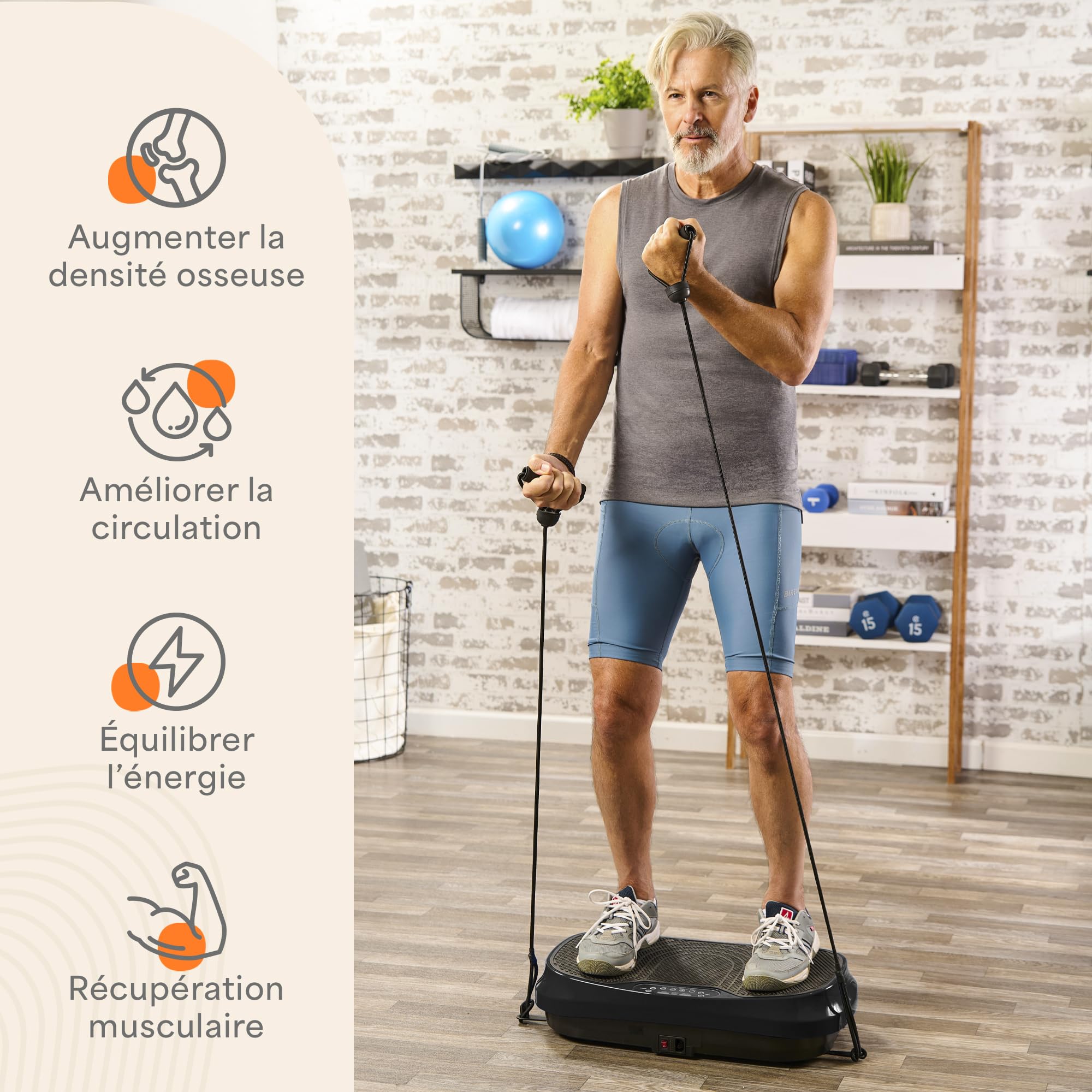 LifePro Waver Mini Plateforme Vibrante avec Télécommande, 99 Vitesses, 10 Programmes