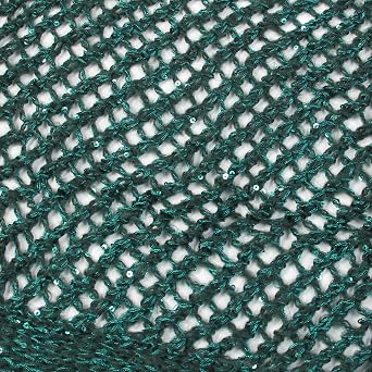 Scarfand's Lacy Knit Patterned Cowl, Infinity Loop Scarves, with Sequins