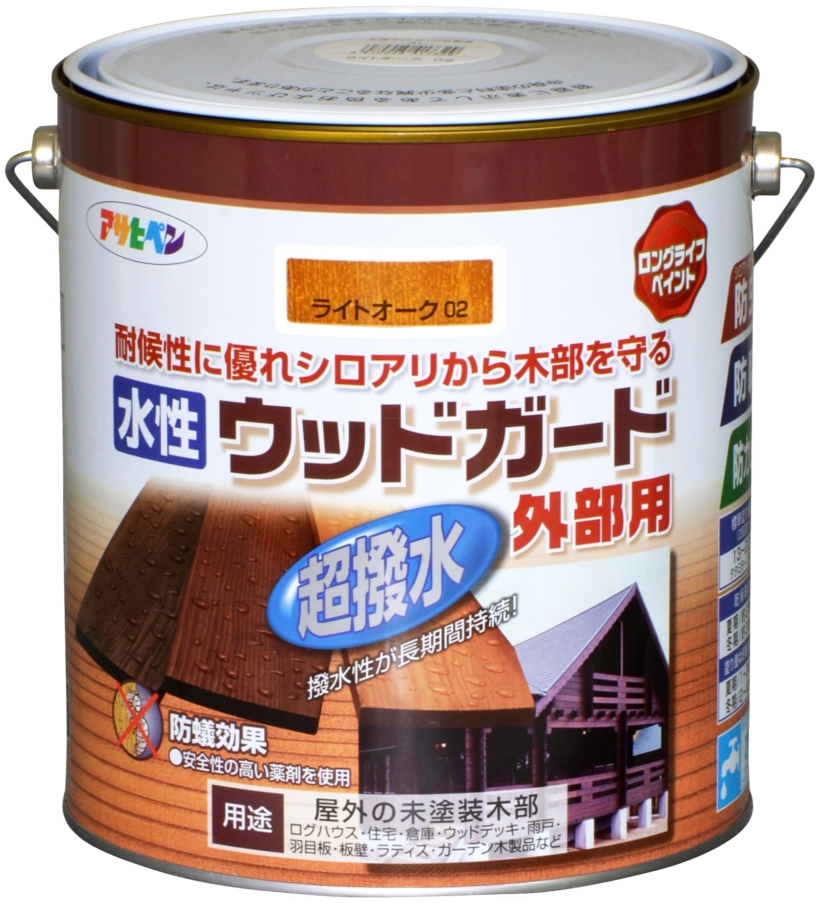 アサヒペン 油性ウッドガード 外部用 14L 透明(クリヤ)01 81RcIEFJrML._UF350,350_QL80_.jpg