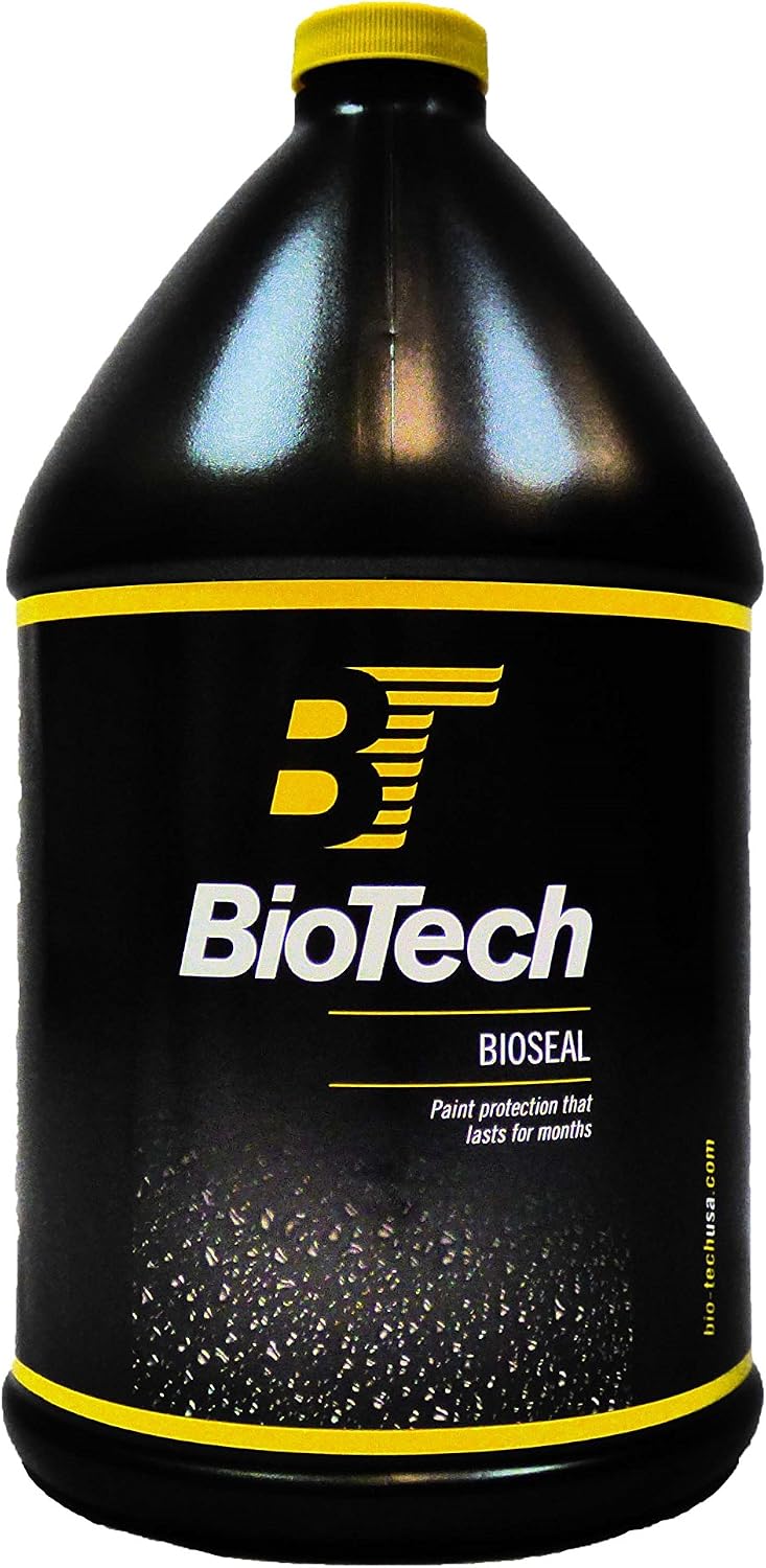 BioTech BioSeal Synthetic Sealant, High Gloss Shine and Long Lasting Protection, Produces a Deeper, Darker, More Reflective Paint Finish (16 oz)