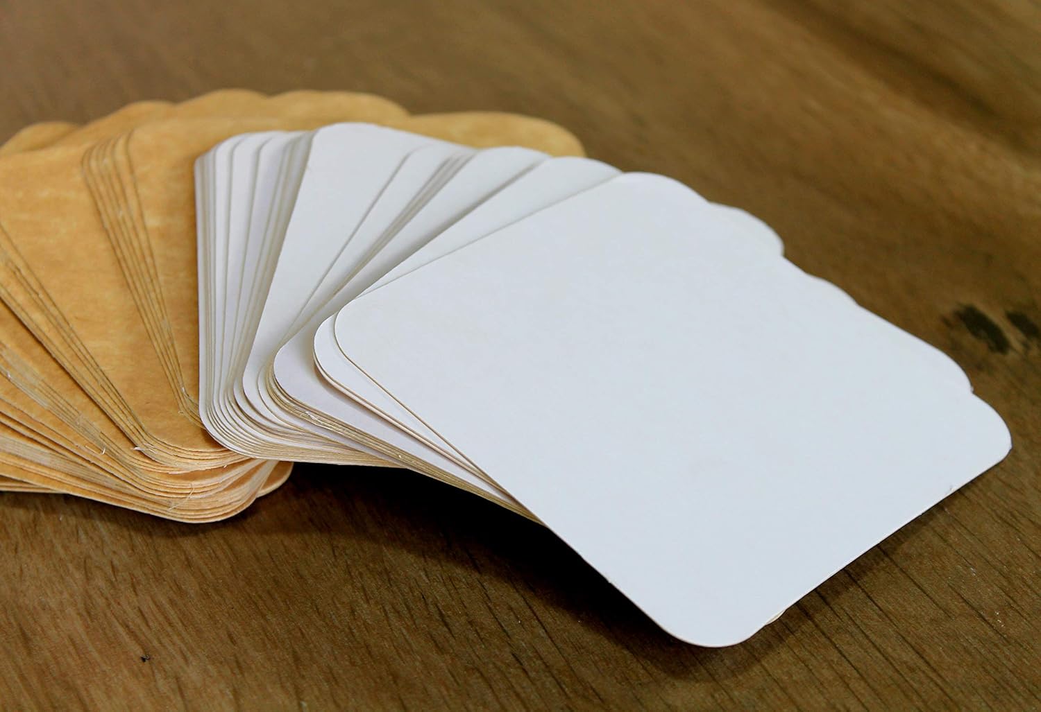 eSplanade Disposable Coaster - Made of Paper (Set of 100) - Use and Throw Reversible Coasters - Perfect for Bar, Hotel, Restaurant Purpose & Parties (Brown Square)