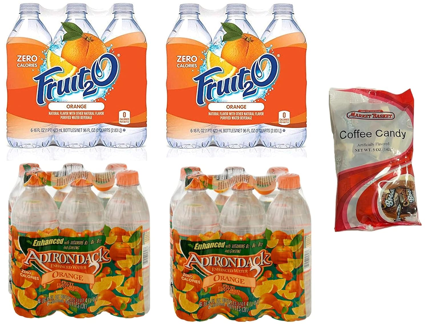 Fruit2O Zero Calorie Flavored Water Orange 16.9oz (12
