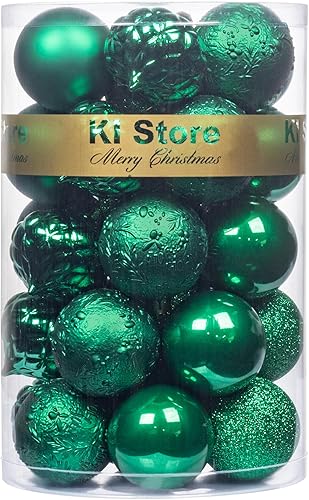 KI Store Esferas de Navidad irrompibles, decoración para árbol de Navidad, bodas, fiestas, decoración del hogar
