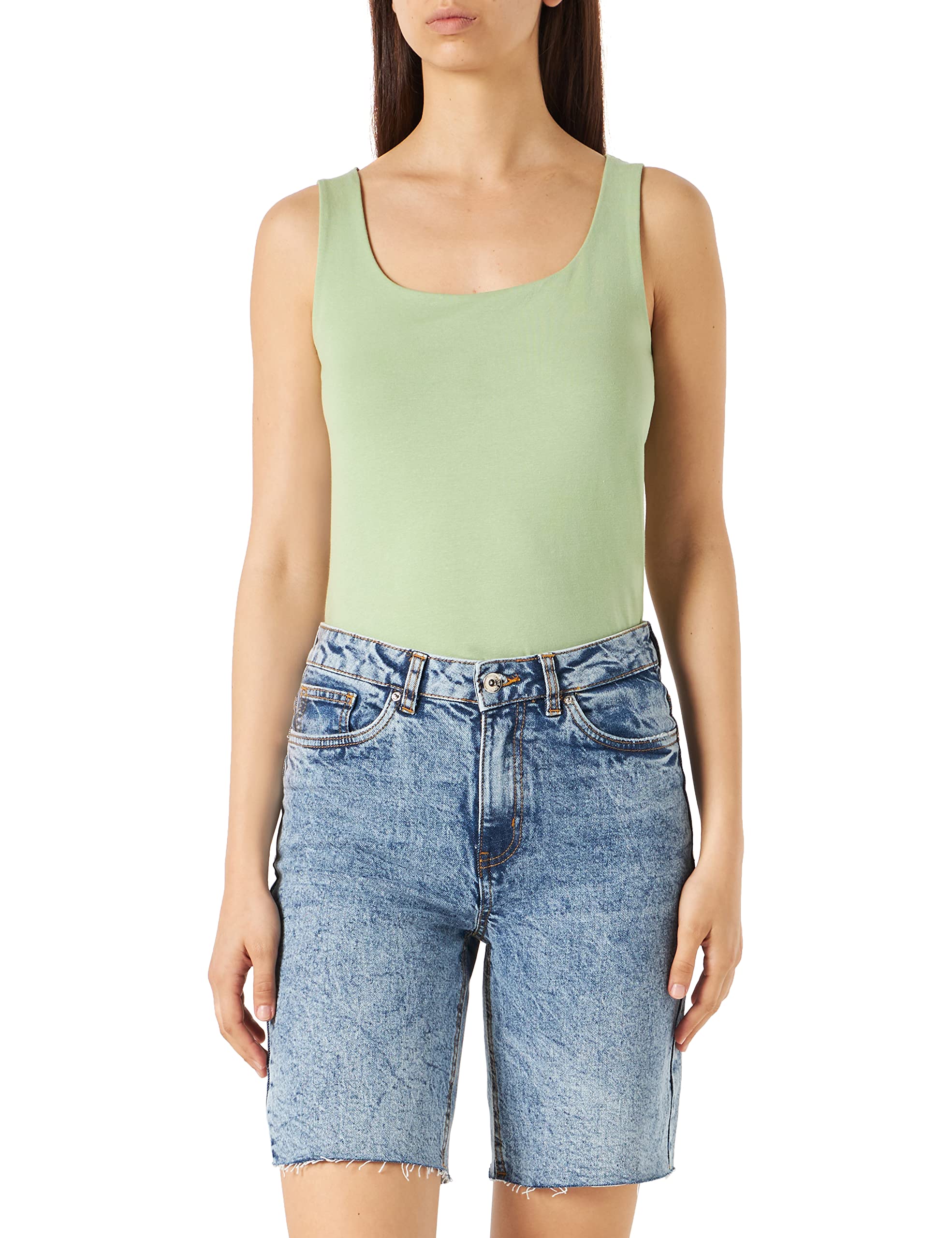 VERO MODA Vmbrenda HR Long Shorts Mix Ga Noos Pantalones Cortos para Mujer