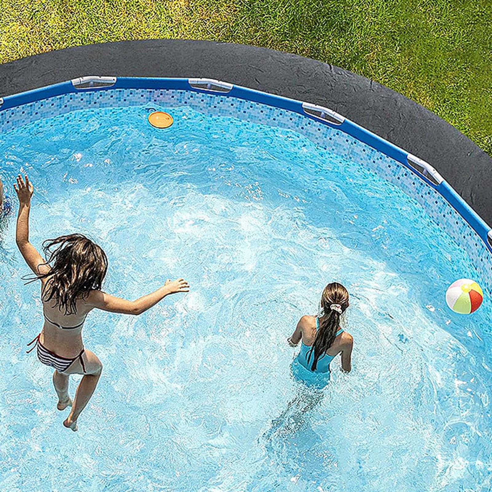 Tapis de Sol pour Liner de Piscine Hors Sol Tapis Protecteur Robuste Rond