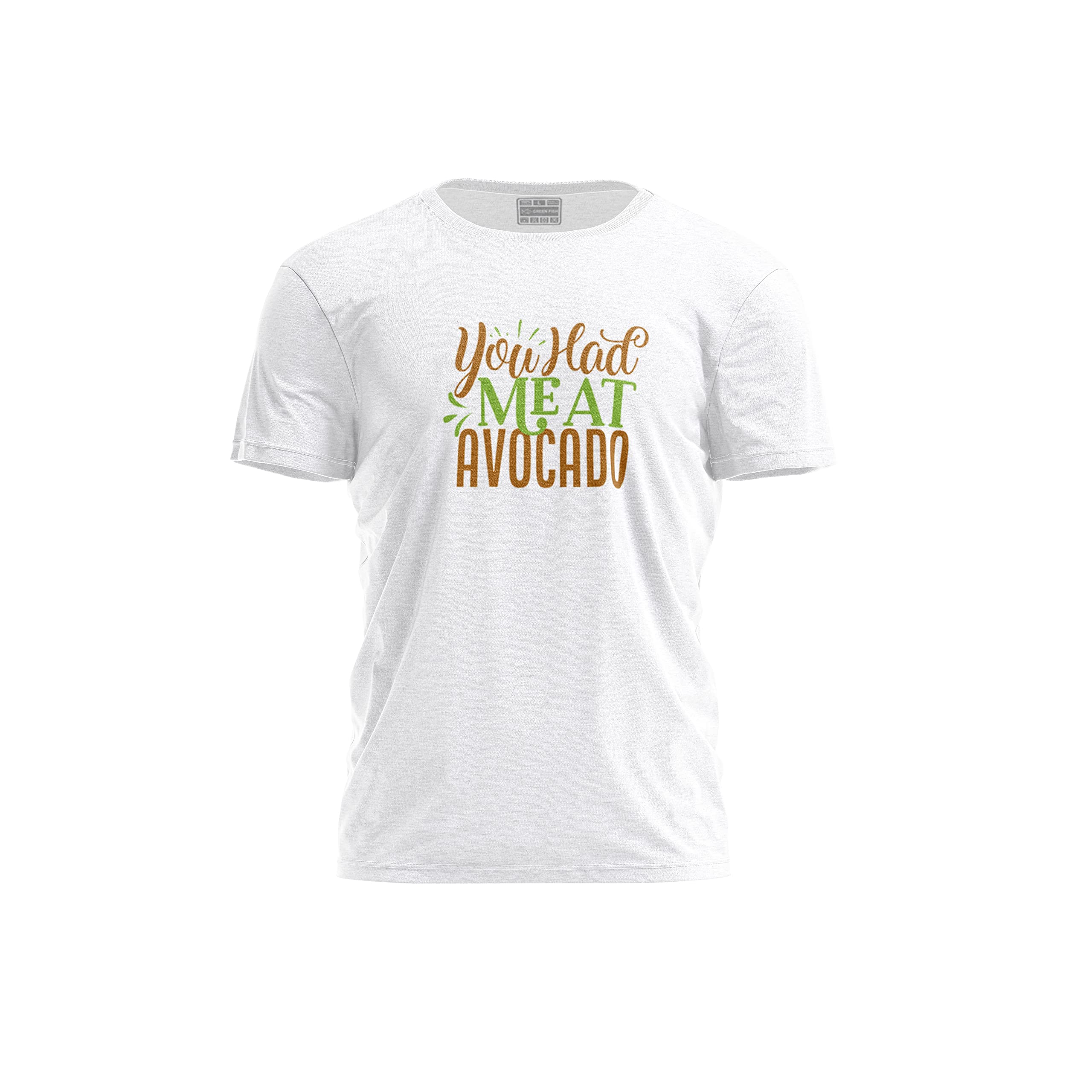 Green Fish Men's Bdtswb-100149-l T-Shirt, White, L, White, L