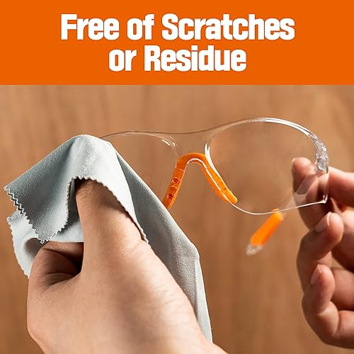 Miniatura 5 de MAGPIE Gafas de seguridad transparentes, resistentes a los arañazos y cómodas protección ocular para trabajo, laboratorio, construcción, gafas de