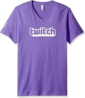 Twitch Logo Men's V-Neck Tee