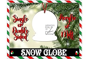 Double Sided Christmas Ornaments Sublimation Blanks