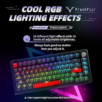 Amazon | DrunkDeer A75 Pro ラピッドトリガー 静音 磁気