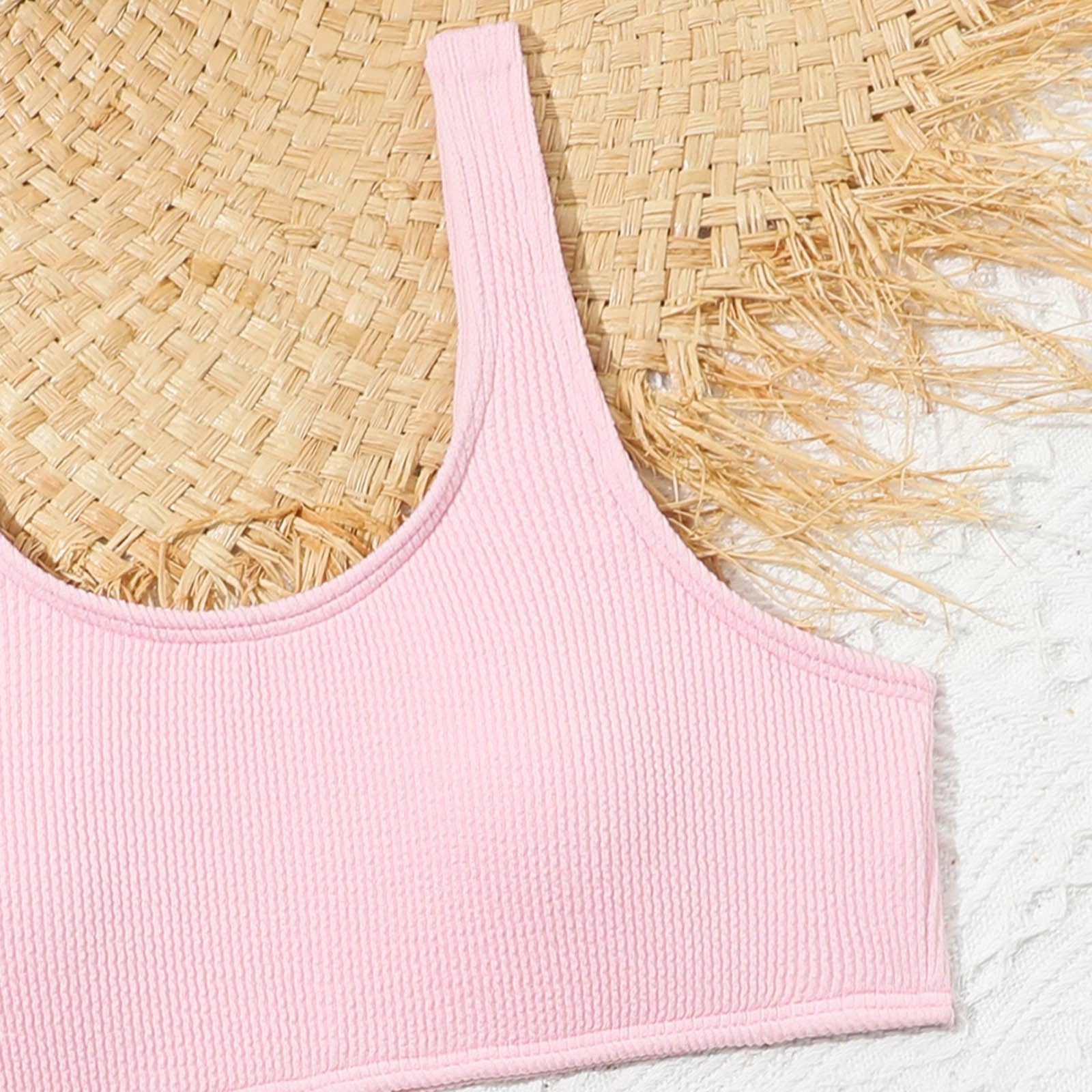 Enfants Filles Maillot De Bain 3 Pièces Bikini Tankini,Protection UV Haut & Shorts Enfant Fille UPF Adolescente Natation Piscine Sport Plage Bebe 1 an Sirene,