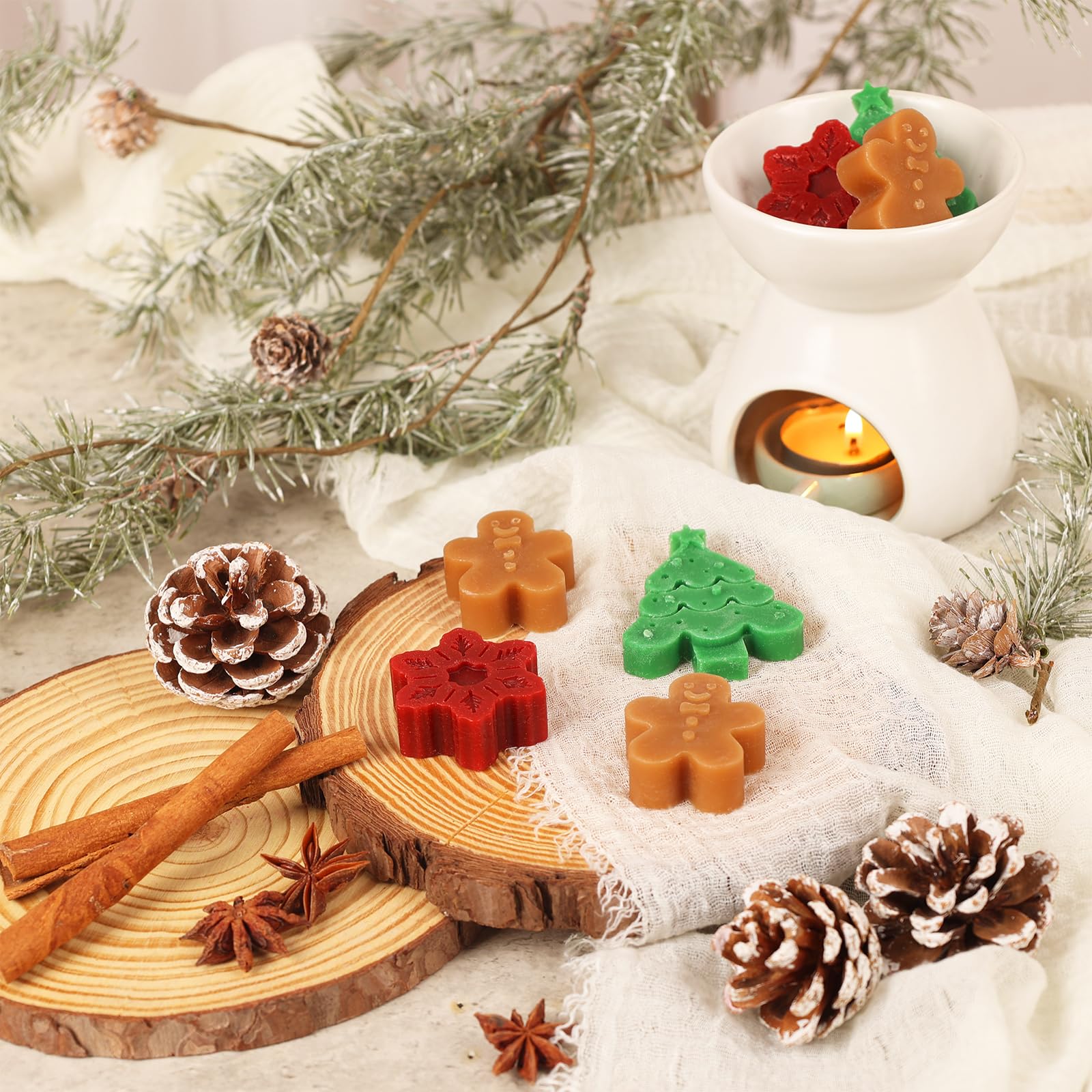 Amazon.co.jp: Tuitessine クリスマスワックスメルト クリスマスツリー