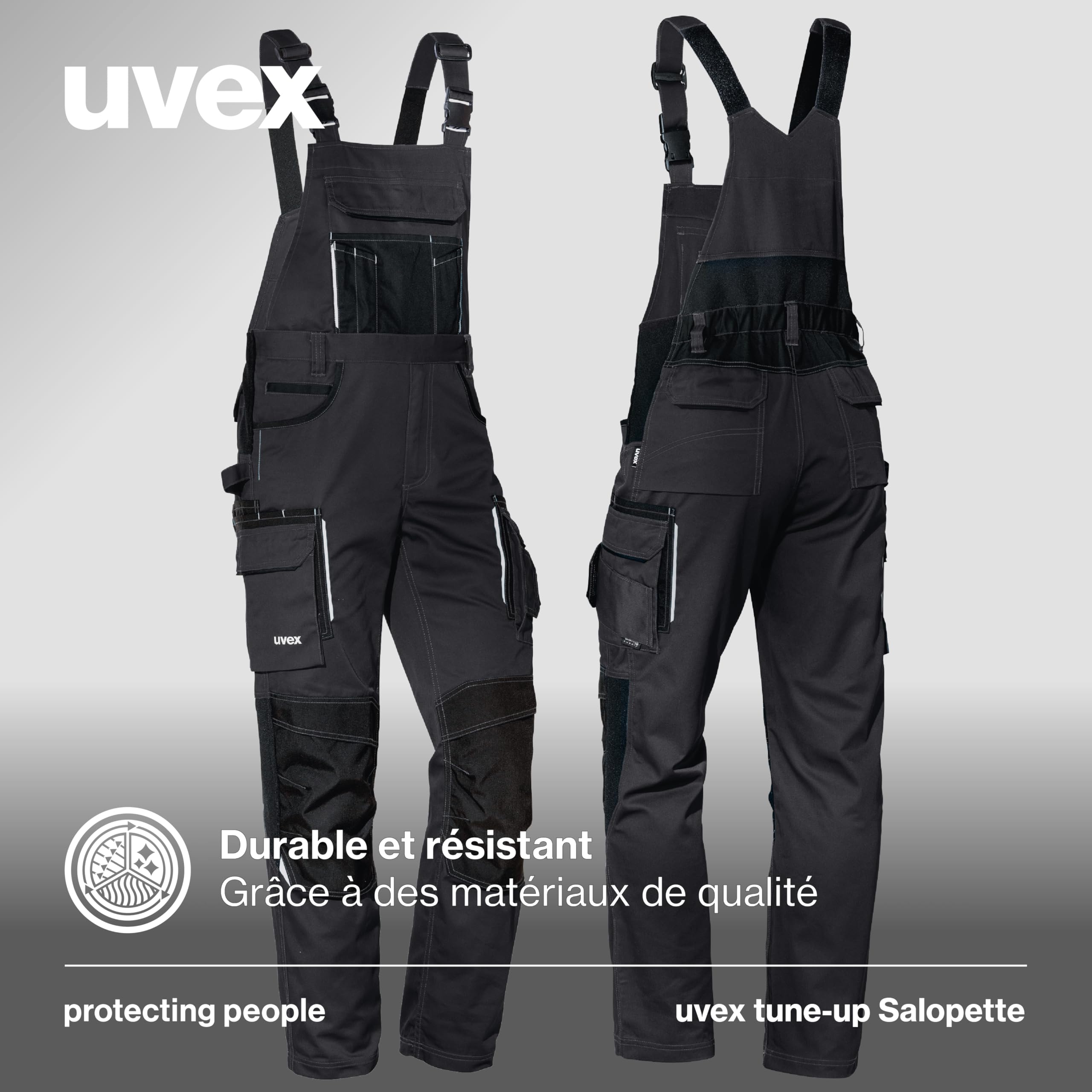 Uvex Pantalon Cargo Tune-up pour Le Travail - Salopette pour Homme - léger & Respirant