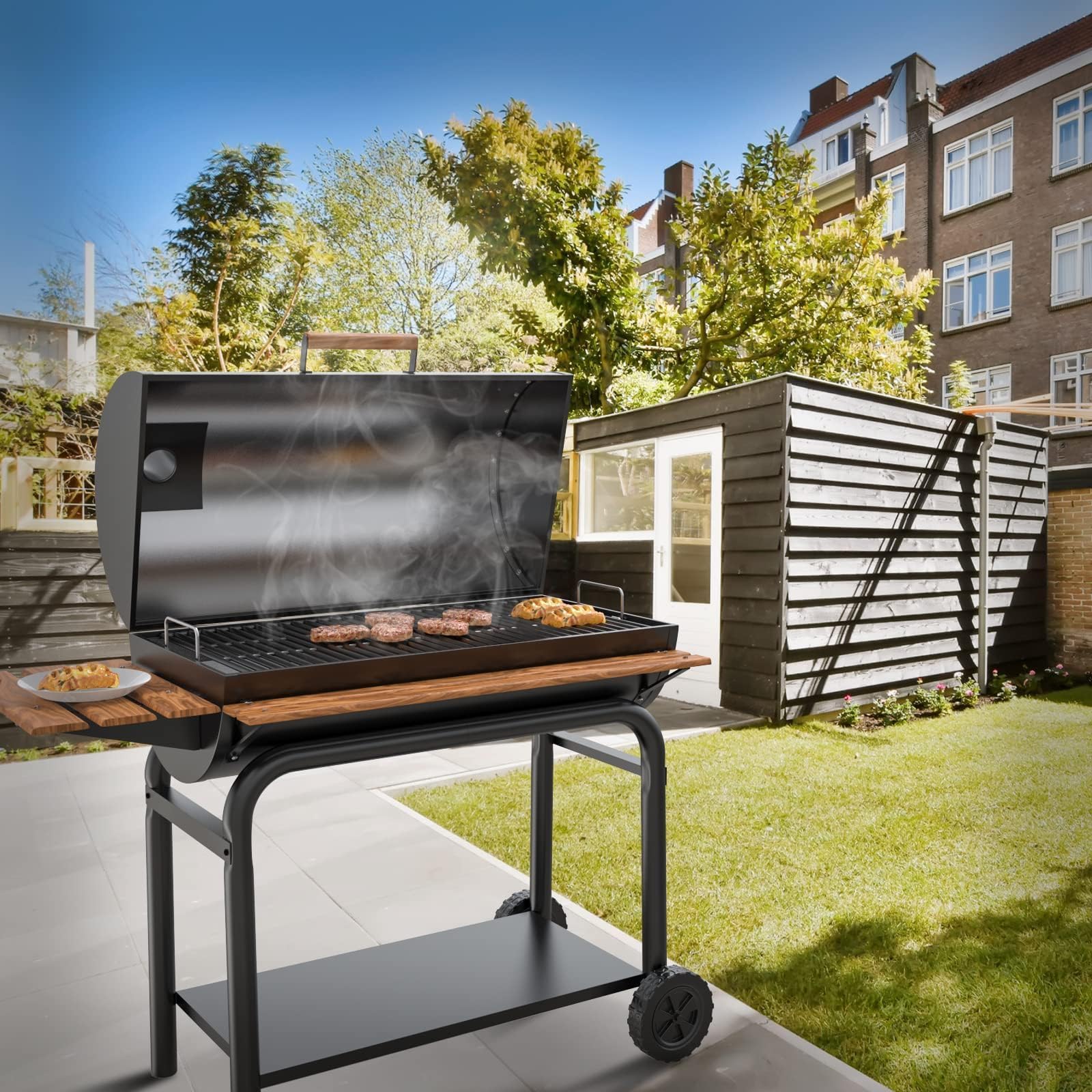 Regulowana popielniczka do grilla na węgiel drzewny Chargriller 1224 1324 2121 2222 2123, Oklahoma Joe Charcoal Grill Royal Gourmet Charcoal Grill, popielniczka na węgiel drzewny z 2 szt. części
