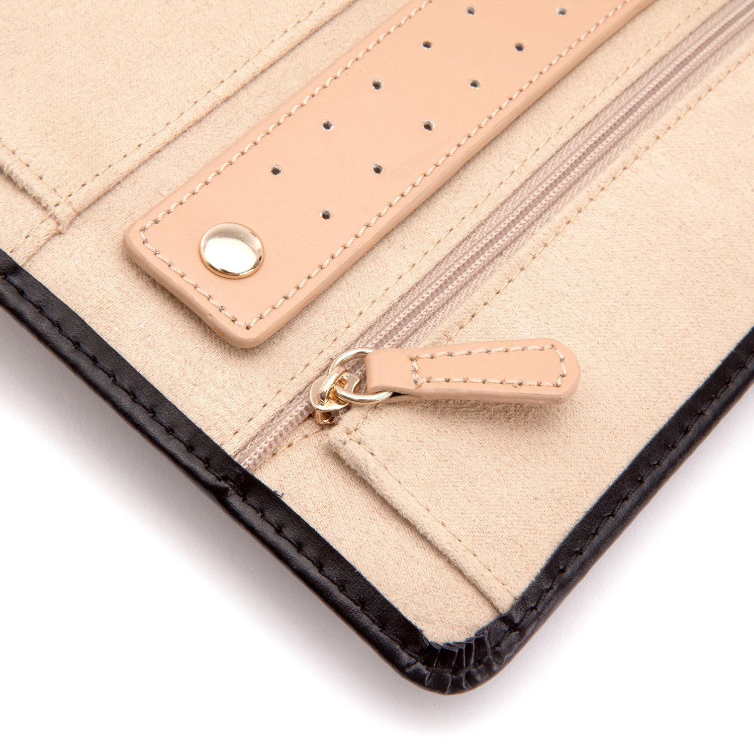 国内正規品】WOLF Chlo レザージュエリーケース(クリーム)