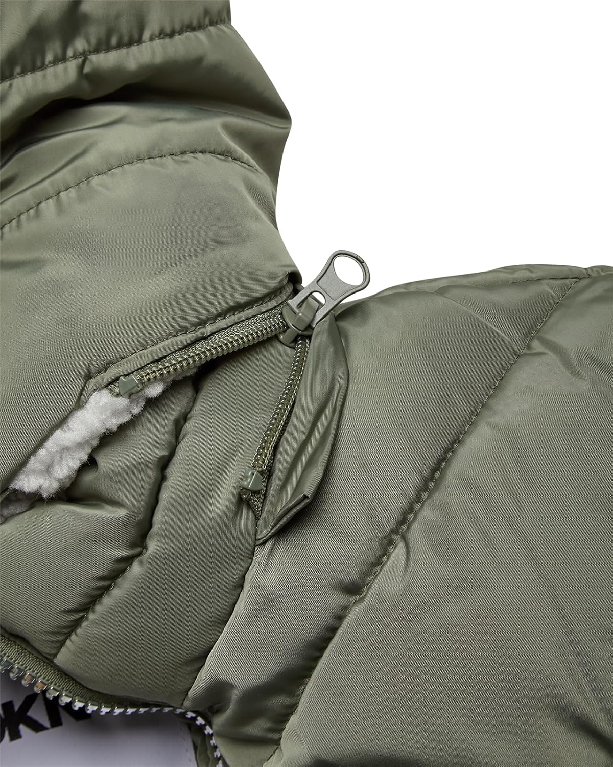 DKNY Girls Winter Jacket - Heavyweight Long Anorak Puffer Jacket with Hood - Sherpa Lined Insulated Winter Coat for Girls - Image 6