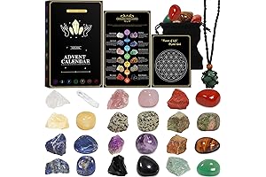 2024 Crystal Advent Calendar for Adults: Rock Healing Gemstone Countdown to Christmas