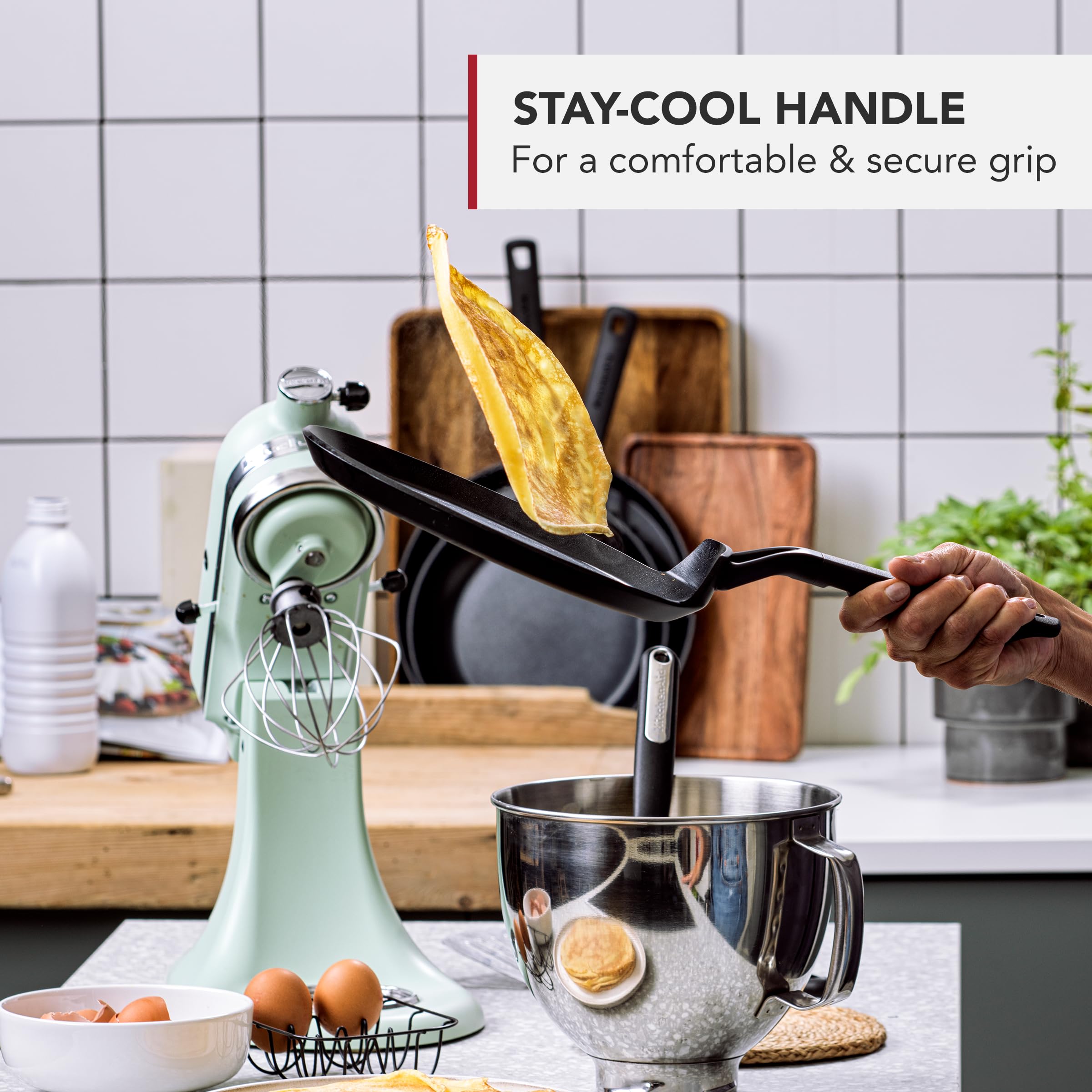 Kitchenaid Patelnia, Aluminium, Czarny, 24cm
