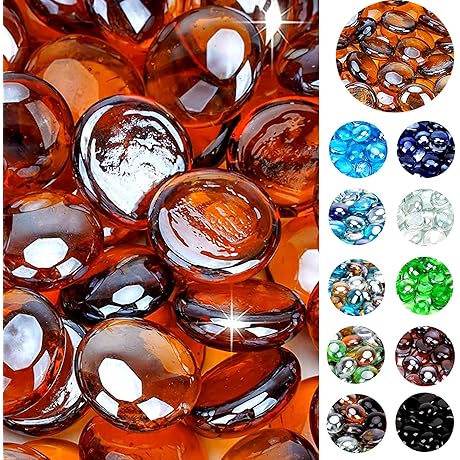 onlyfire 10 Pounds Caramel Fire Glass Beads