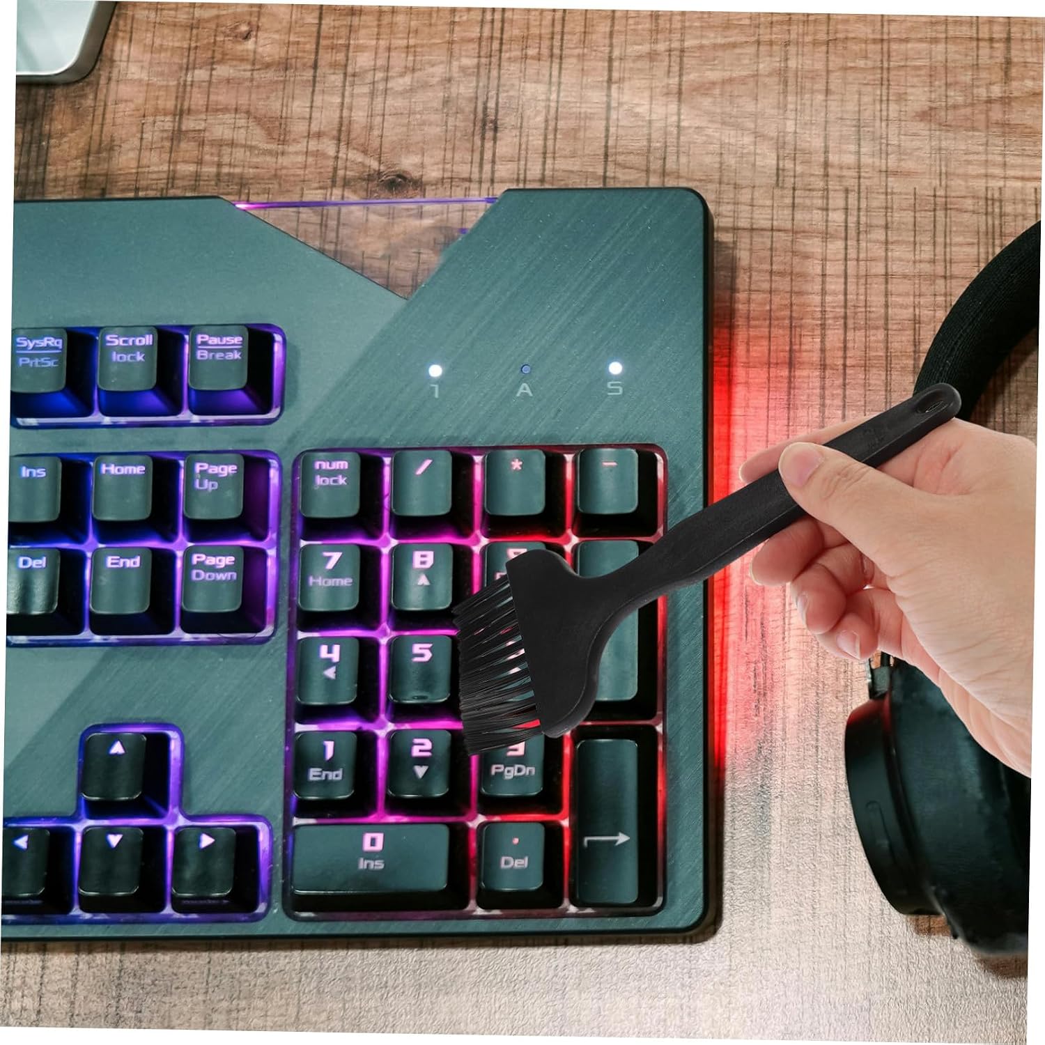 Homoyoyo 10pcs Anti-Static Cleaning Brush Kit with Handle for Keyboard, PCB Circuit Board, and Laptop – Electronics Dust Removal Set
