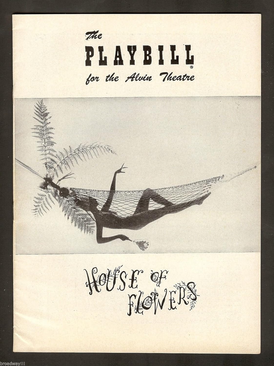 Pearl Bailey"HOUSE OF FLOWERS" Diahann Carroll/Truman Capote/Harold