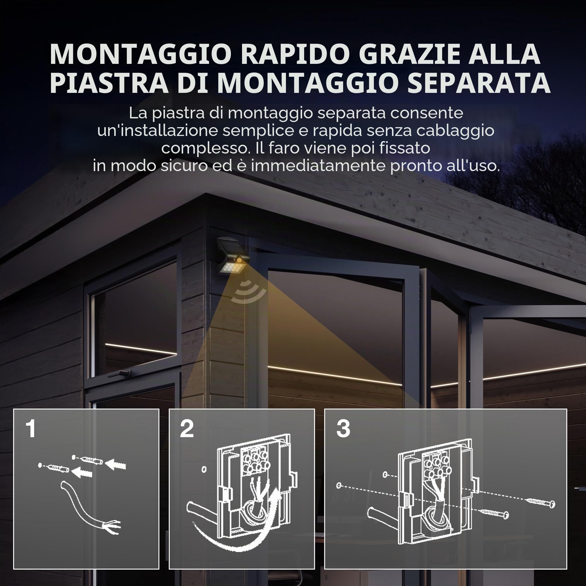 Osram Endura - Lampada solare da esterno a LED, per esterni, con luce di inondazione e pannello solare, cavo da 5 m, con telecomando e rilevatore di movimento PIR, 30 W, 4500 lm, 840, 4000 K, colore