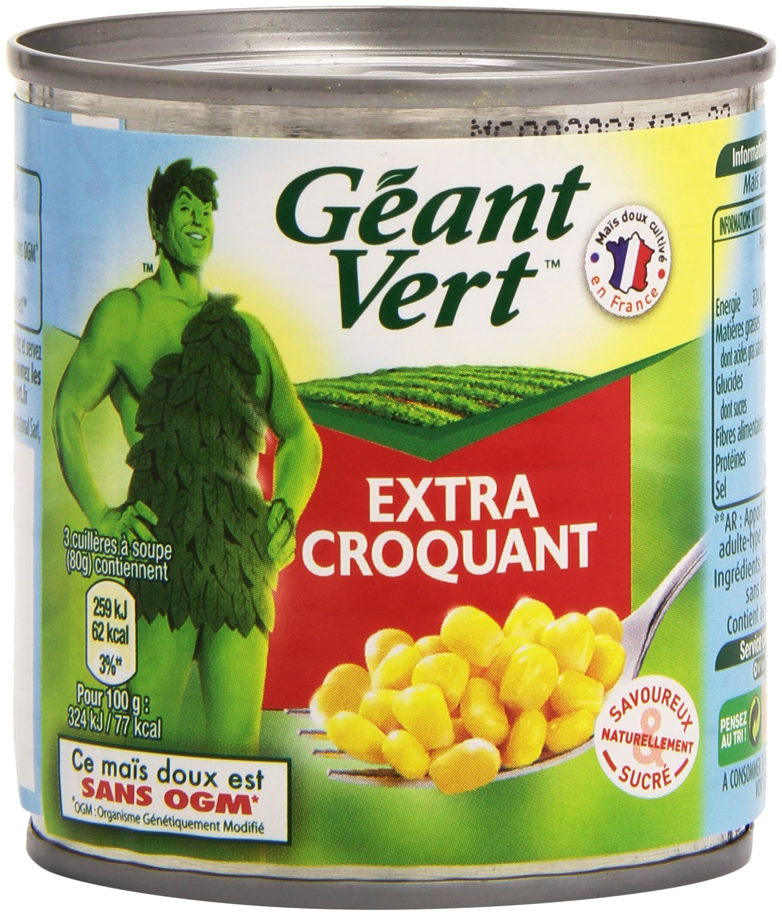 Géant Vert - Maïs Ultra Croquant 3 x 150 g