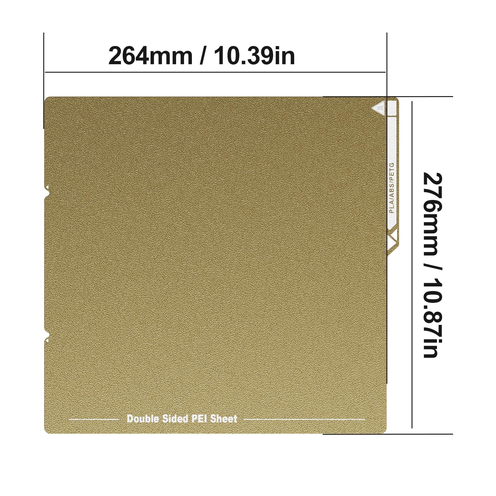 Für Anycubic Kobra S1 Plate Pei Sheet 264x276mm St... - Viceal