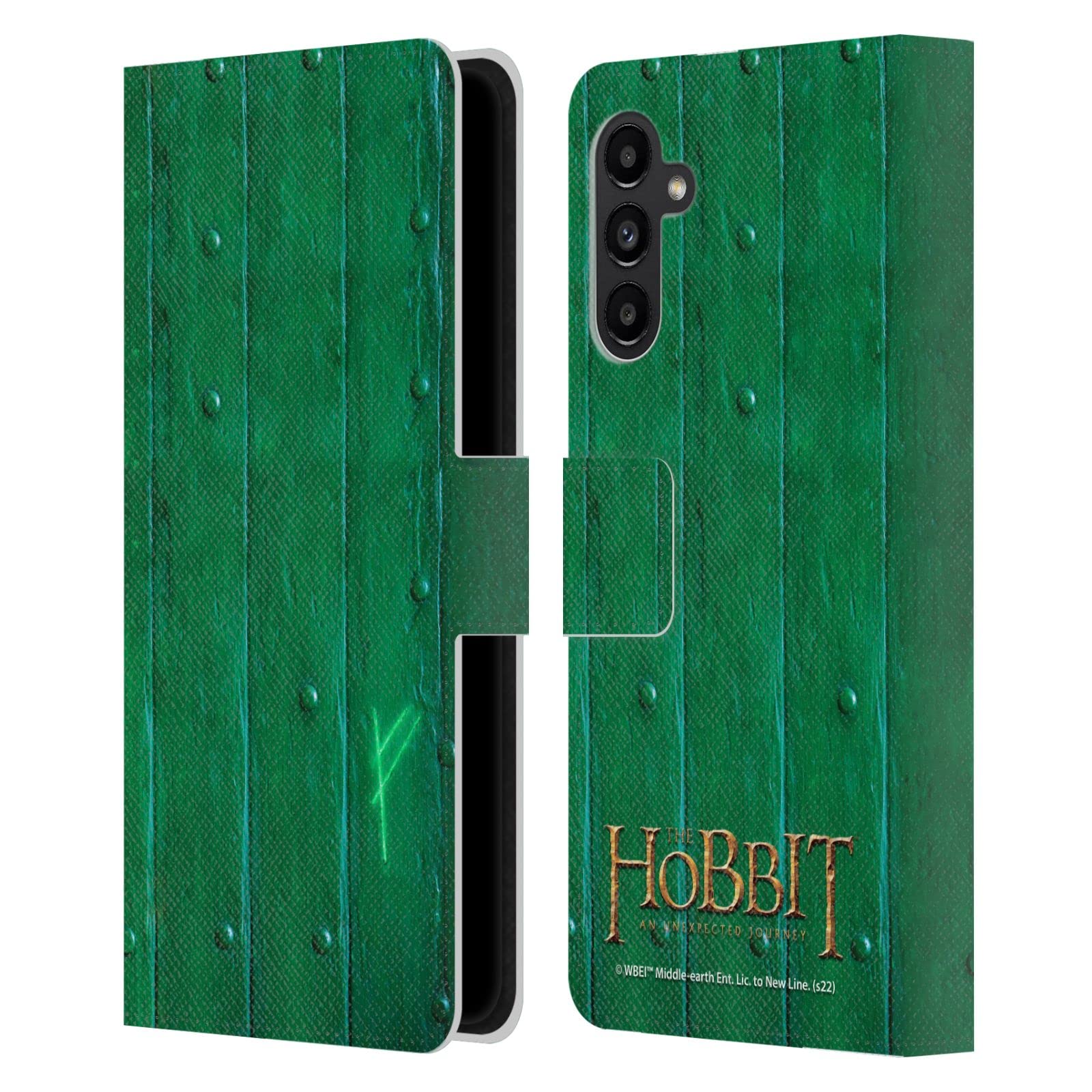 Étui portefeuille en cuir Samsung Galaxy A13 5G protection Hobbit