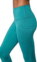 Vista 48 de Yogalicious Leggings de cintura alta para mujer, a prueba de sentadillas, pantalones de yoga para correr Granada Sky Lux