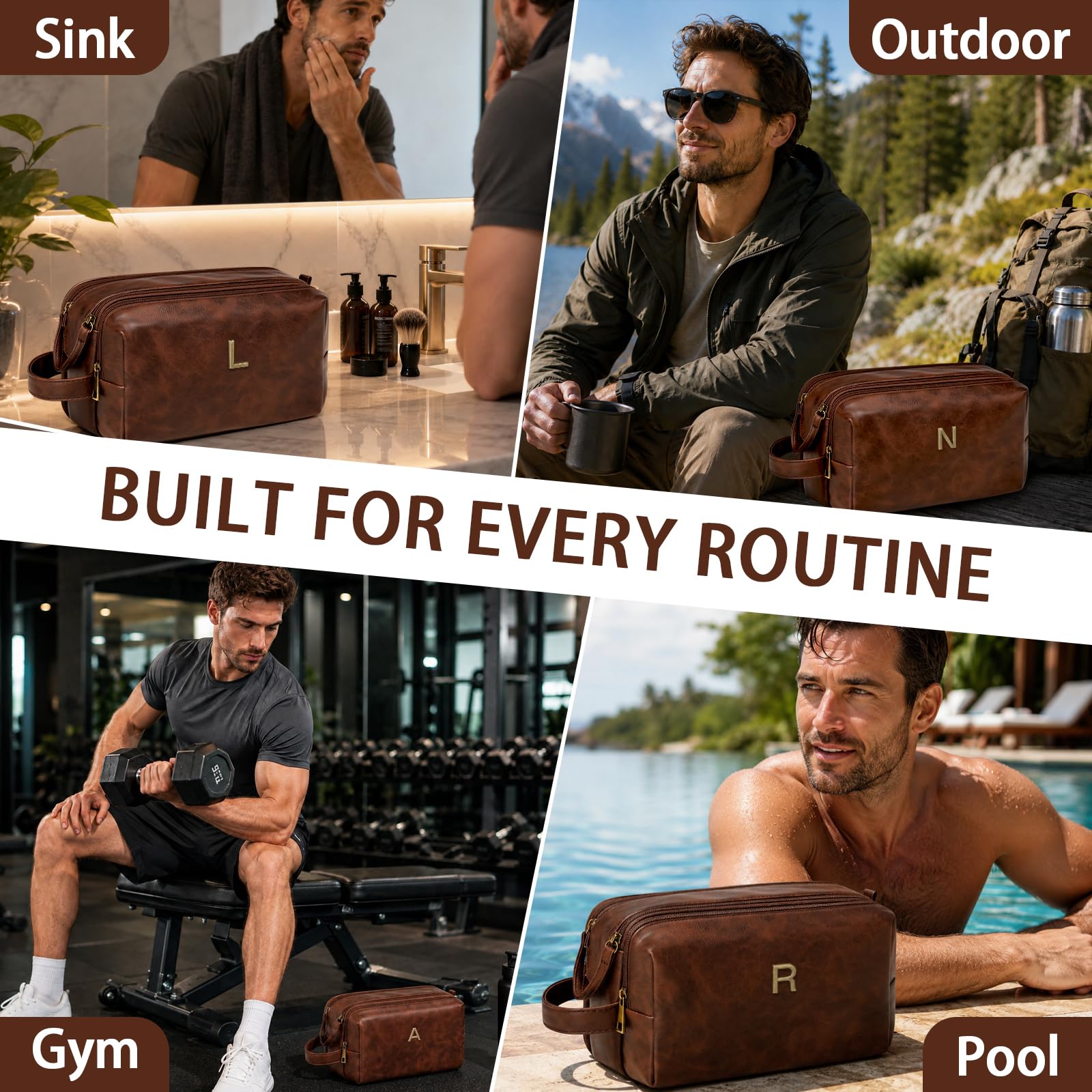 Neceser personalizado para hombre, regalo personalizado con