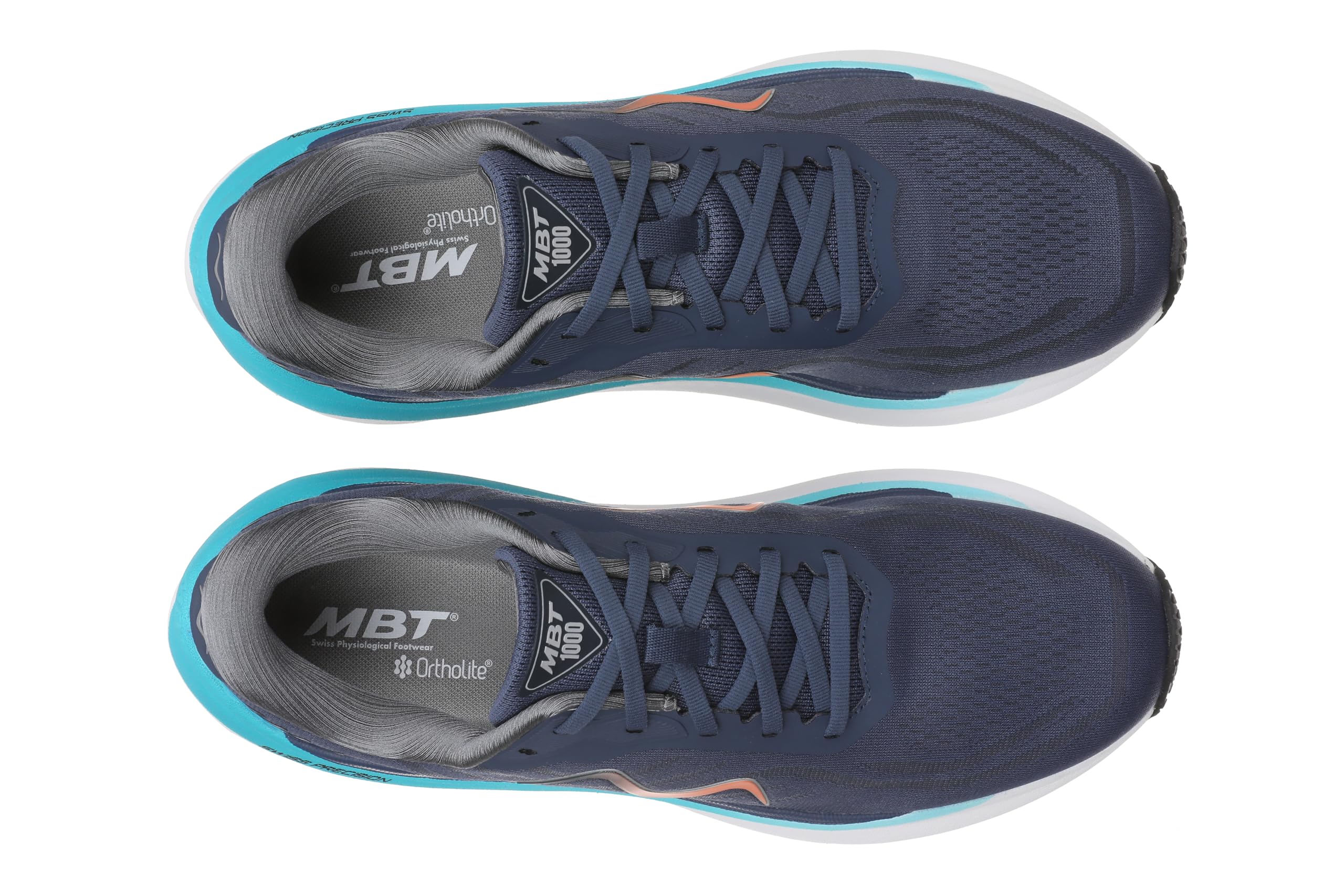 MBT-1000 Lace UP Zapatillas de Deporte para Hombre. Deportivas para Correr Anatómicas y Cómodas. Calzado Fisiológico Confort y Estabilidad con Suela Curva. Sneakers Running