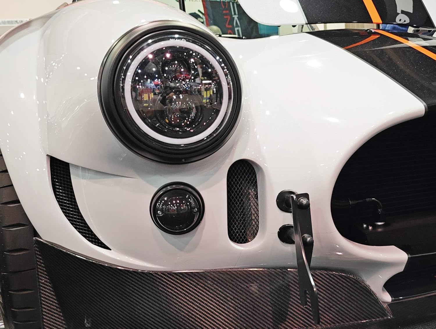 iJDMTOY 12V 70mm Round Dome Shape Flush Mount Smoked Lens Amber Yeloow LED Side Markers/Turn Signal/Reverse Backup Lamps, Compatible With Classic 50s 60s Car Caravan Truck Motorcycle, etc