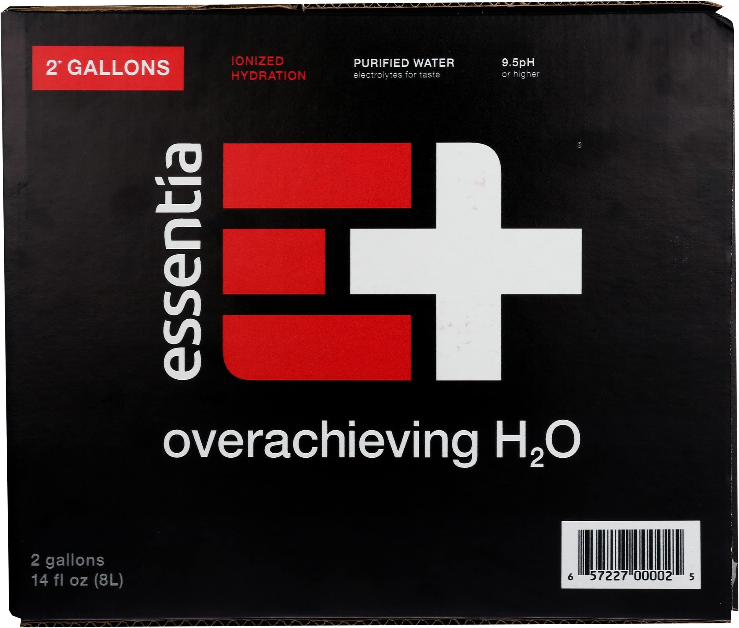 ESSENTIA WATER Alkaline Water Box 2 Gallon, 8 LT