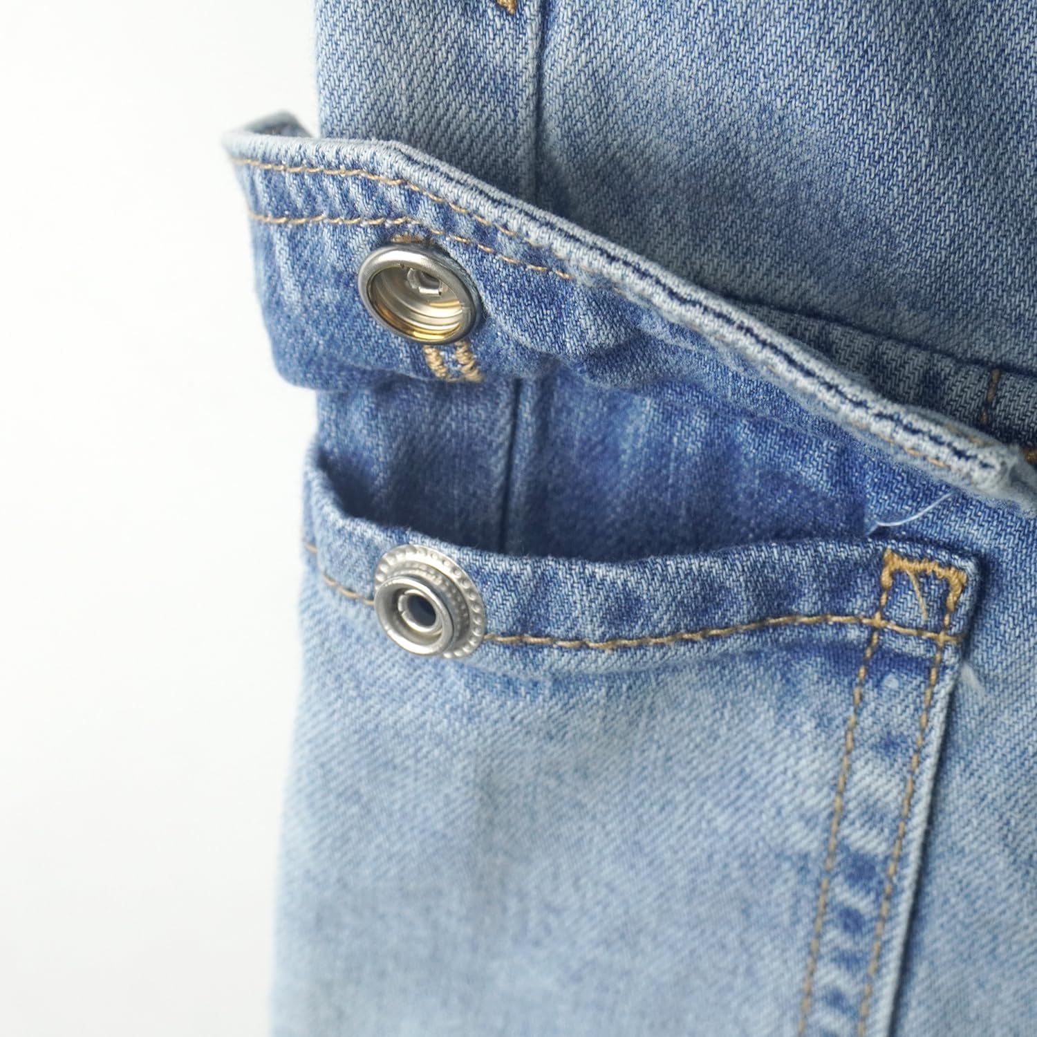 KIDSCOOL SPACE Little Big Children Denim Shorts,Elastic Band Inside Stretchy Cargo Jean Summer Pants
