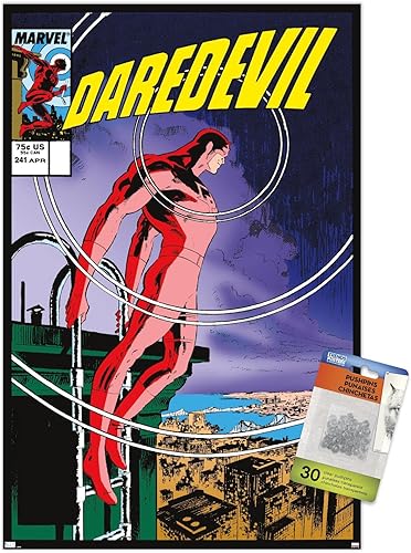 Trends International Marvel Comics Daredevil - #241 Wall Poster with Push Pins Trends International Marvel Comics Daredevil - #241 Wall Poster with Push Pins