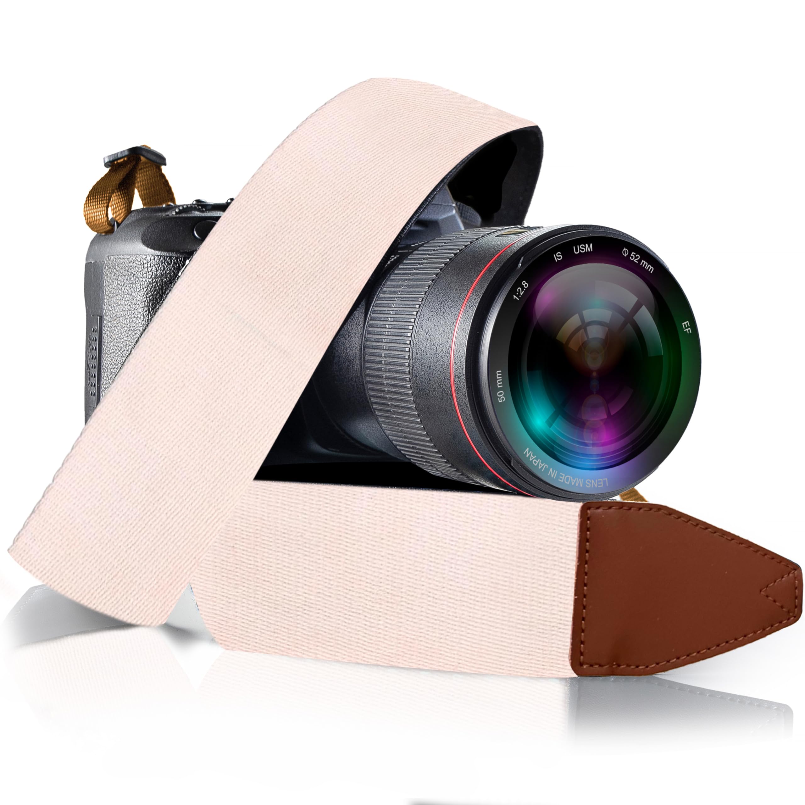 Art Tribute Camera Strap for All DSLR and Mirrorless Cameras. Add Your Name Or Initials Make It a Personalized Gift