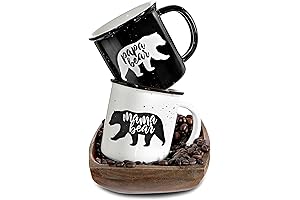 Mama Bear Papa Bear Mug Set of 2, Mom Dad Gifts