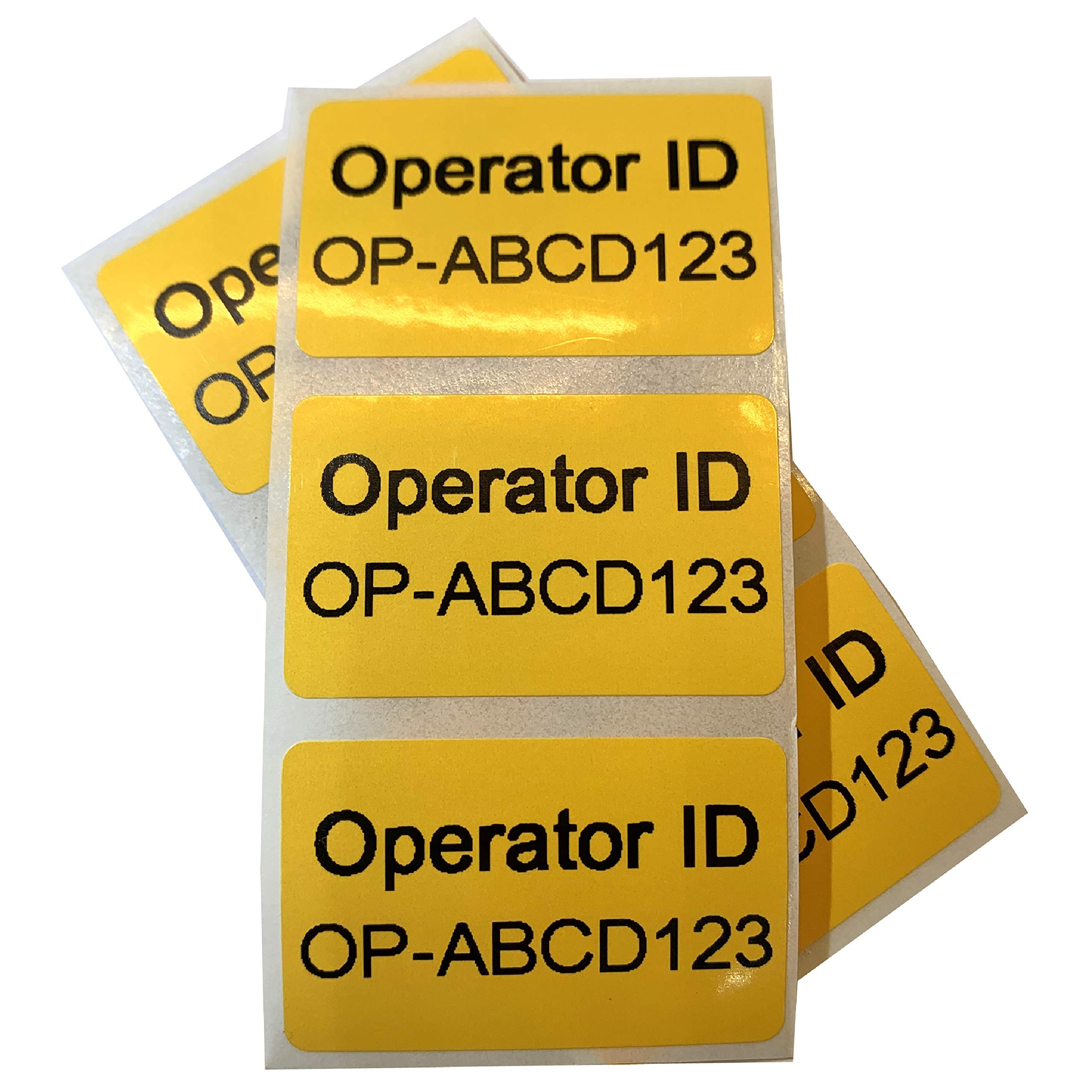 AllCachedUp Waterproof Drone or Model Aircraft Operator ID Stickers CAA UK Regulatory Identification Labels 4cm FIVE (Orange) — image 1