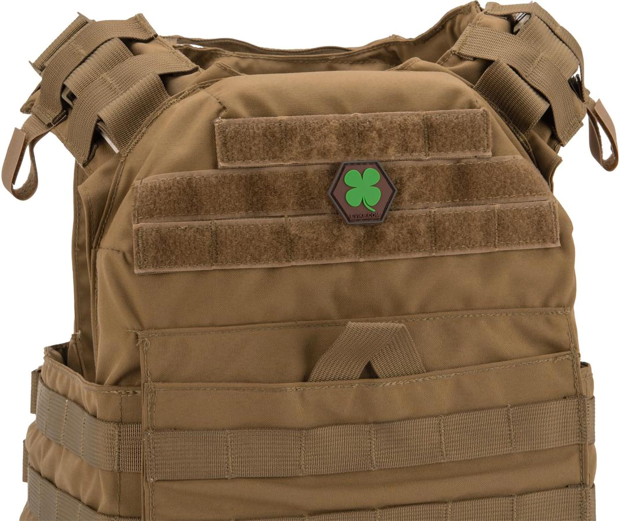 Evike Operator Profile PVC Hex Patch Emoji Series (Emoji: Lucky Clover)