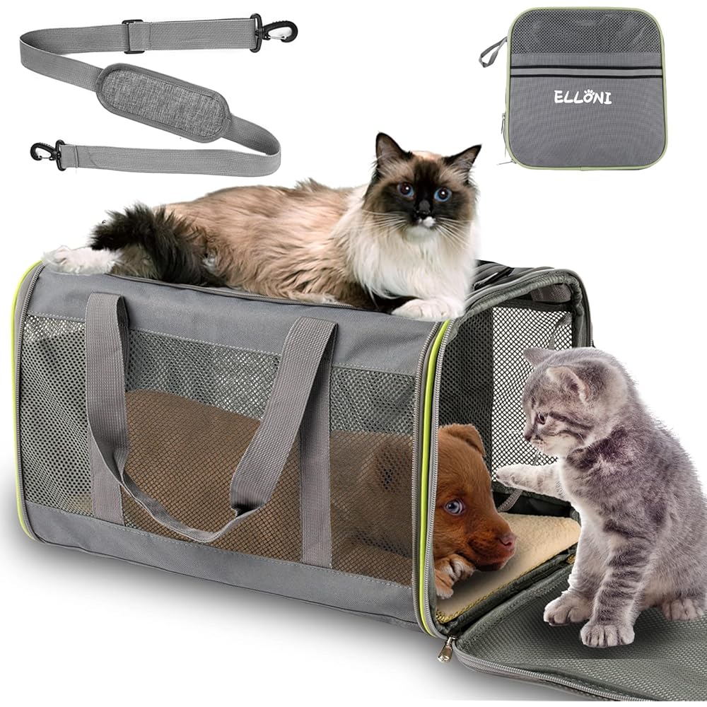 9/mo Finance ELLONI Cat Carriers for Large Cats 20 lbs Soft Sided