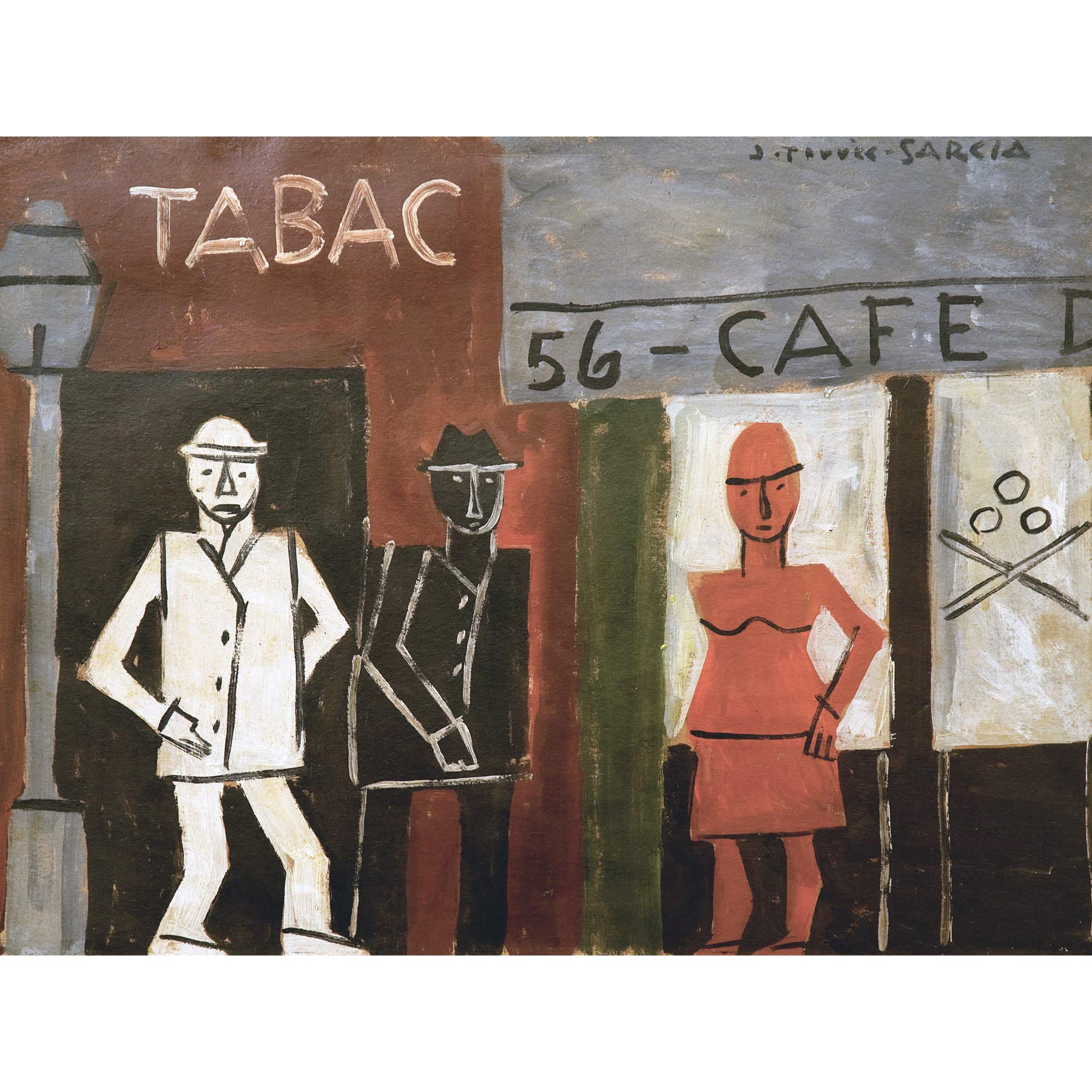 Fine Art Prints Garcia Tabac 56 Cafe Abstract Painting Large Wall Canvas Premium Mural