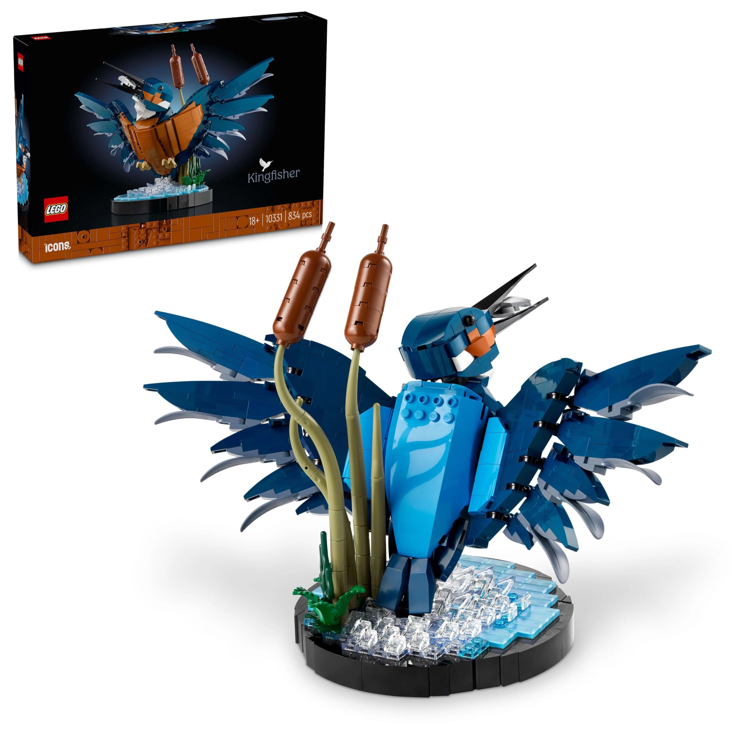 Icons Kingfisher Bird Model, Gift for Lovers of Birds 10331
