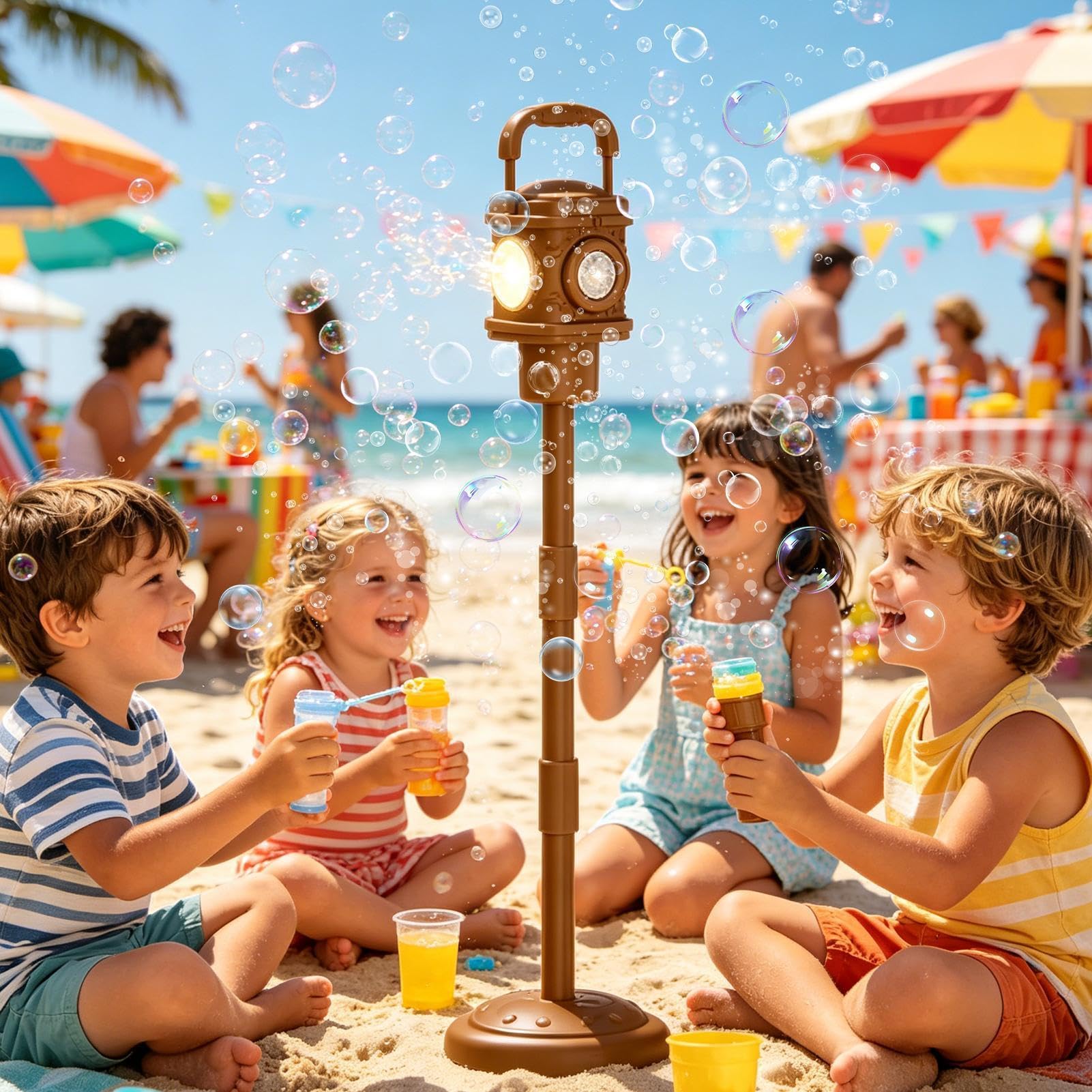 Macchina Per Creare Bolle Interattiva Automatica | Macchina Automatica Per Bolle Per Parchi, Parchi Di , , Spiagge, Giardini E Cortili
